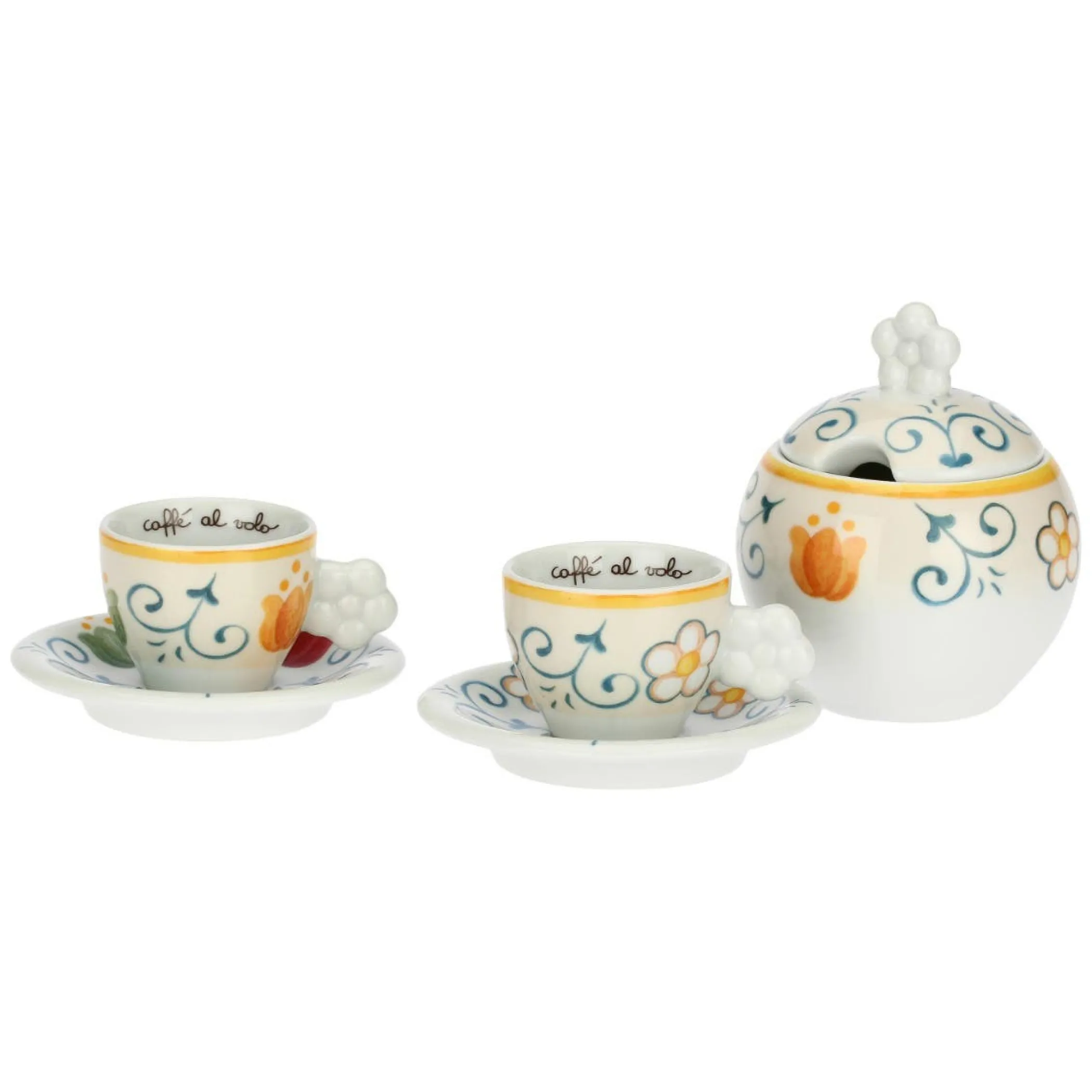 THUN Set 2 tazzine espresso e zuccheriera in porcellana Eolia* Set Tazzine E Tazze