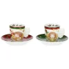 THUN Set 6 tazzine espresso in porcellana Sorprese di Natale* Set Tazzine E Tazze|Accessori Natalizi Per La Tavola