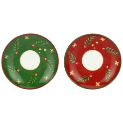 THUN Set 6 tazzine espresso in porcellana Sorprese di Natale* Set Tazzine E Tazze|Accessori Natalizi Per La Tavola