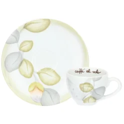 THUN Set 6 tazzine espresso in porcellana, Bloom* Set Tazzine E Tazze