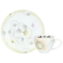 THUN Set 6 tazzine espresso in porcellana, Bloom* Set Tazzine E Tazze