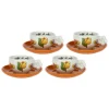 THUN Set 4 tazzine Happy Country* Set Tazzine E Tazze