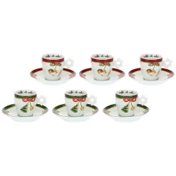 THUN Set 6 tazzine Magico Natale* Set Tazzine E Tazze|Accessori Natalizi Per La Tavola
