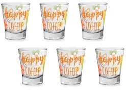 THUN Set 6 tazzine per caffè Happy Country* Set Tazzine E Tazze