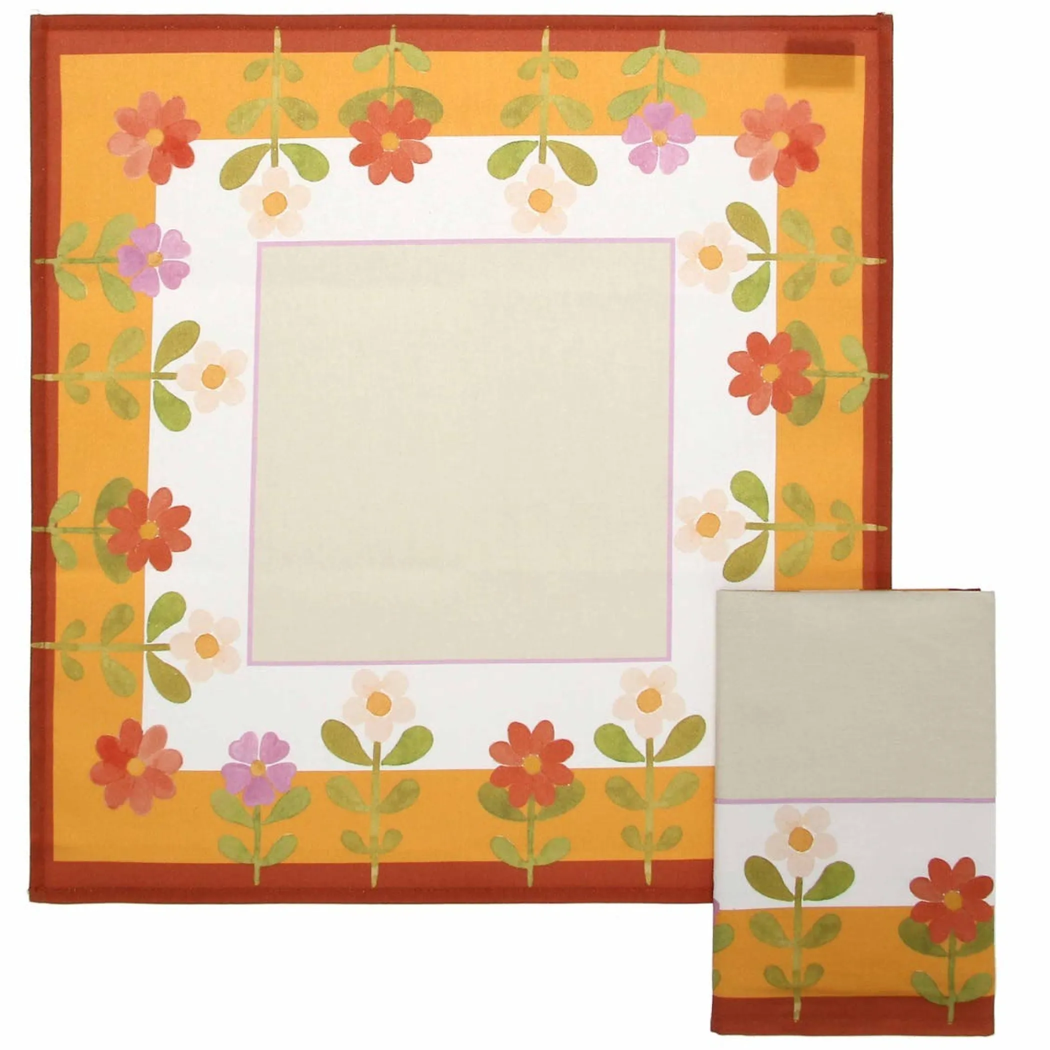 THUN Set 2 tovaglioli in cotone Florianne* Tovaglie Runner E Altro Tessile