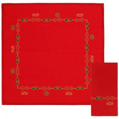 THUN Set 2 tovaglioli in cotone Desideri di Natale* Tovaglie Runner E Altro Tessile|Accessori Natalizi Per La Tavola