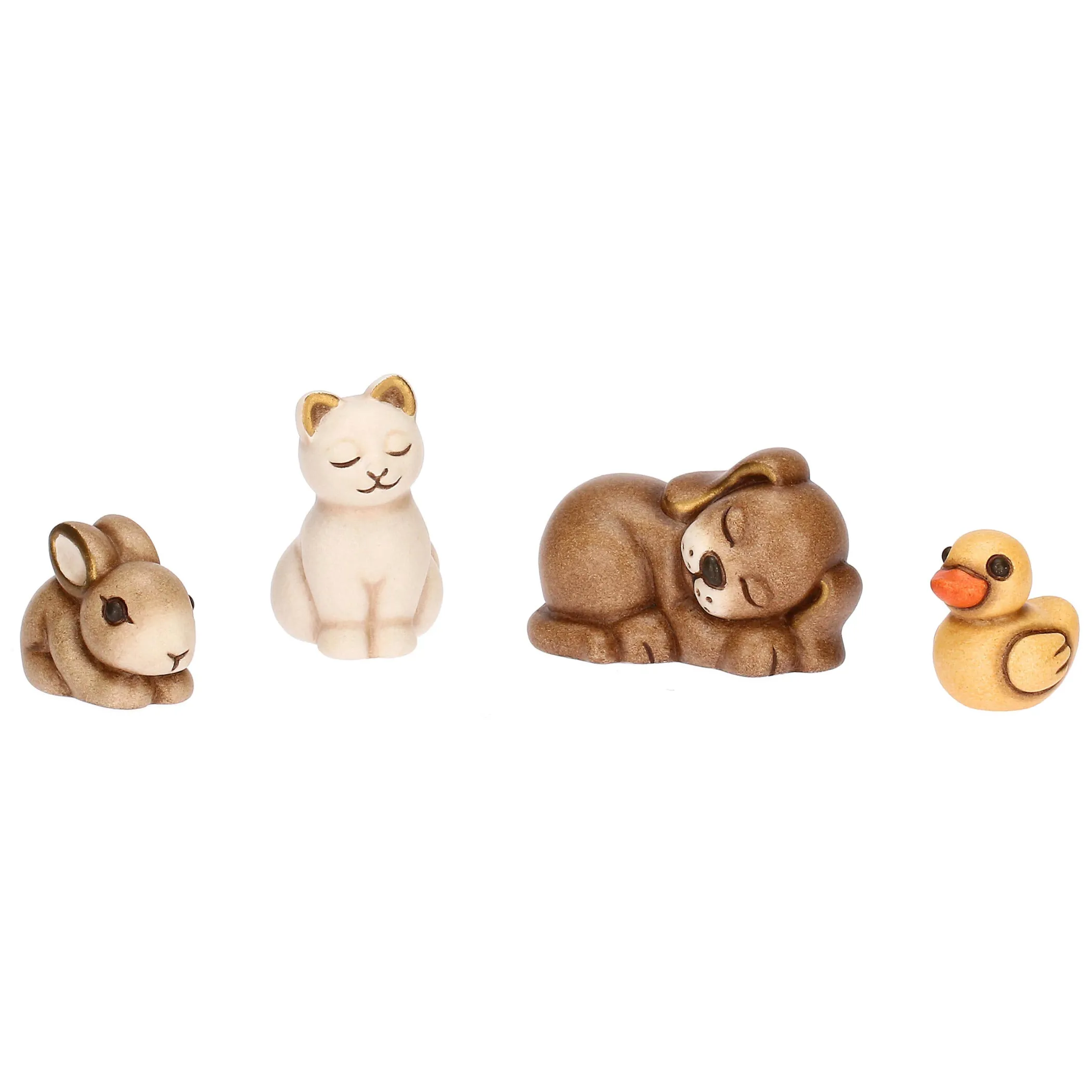 THUN Set animali dell'aia in ceramica Presepe Classico* Presepe