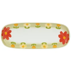 THUN Set Antipastiera con tre ciotoline e piattino ovale in porcellana Florianne* Teglie E Insalatiere