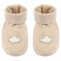 THUN Set bavetta e scarpine neutro in cotone* Abbigliamento E Tessile