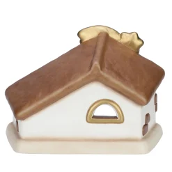 THUN Set capanna con stella cometa e Sacra Famiglia con Gesù, Giuseppe e Maria bianco* Presepe