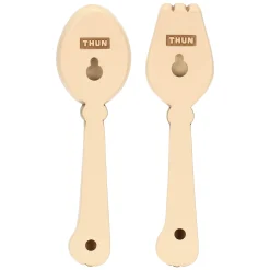 THUN Set cucchiaio e forchetta da parete in ceramica Country Bloom, piccolo* Posate E Utensili