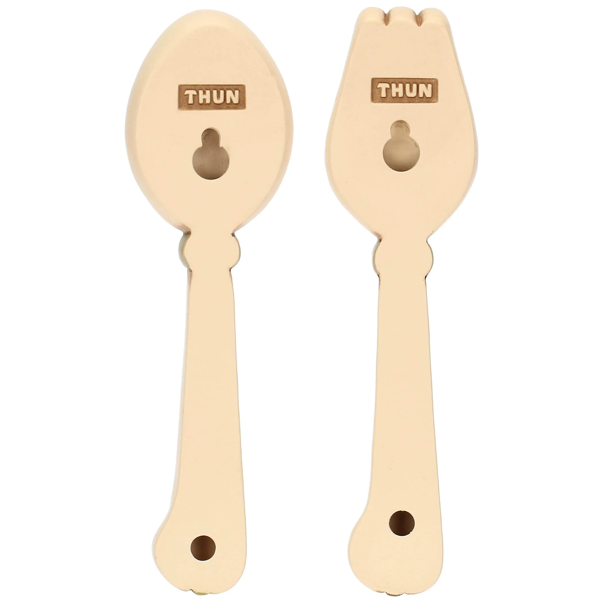 THUN Set cucchiaio e forchetta da parete in ceramica Country Bloom, piccolo* Posate E Utensili
