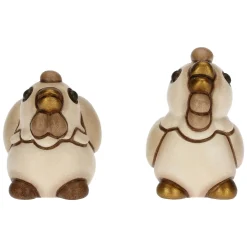 THUN Set Gallo e Gallina in ceramica Presepe Classico* Presepe