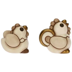 THUN Set Gallo e Gallina in ceramica Presepe Classico* Presepe