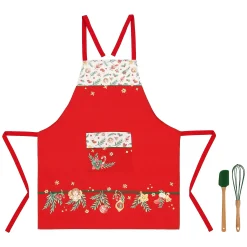 THUN Set grembiule, frusta e leccapentola Sorprese di Natale* Accessori Natalizi Per La Tavola