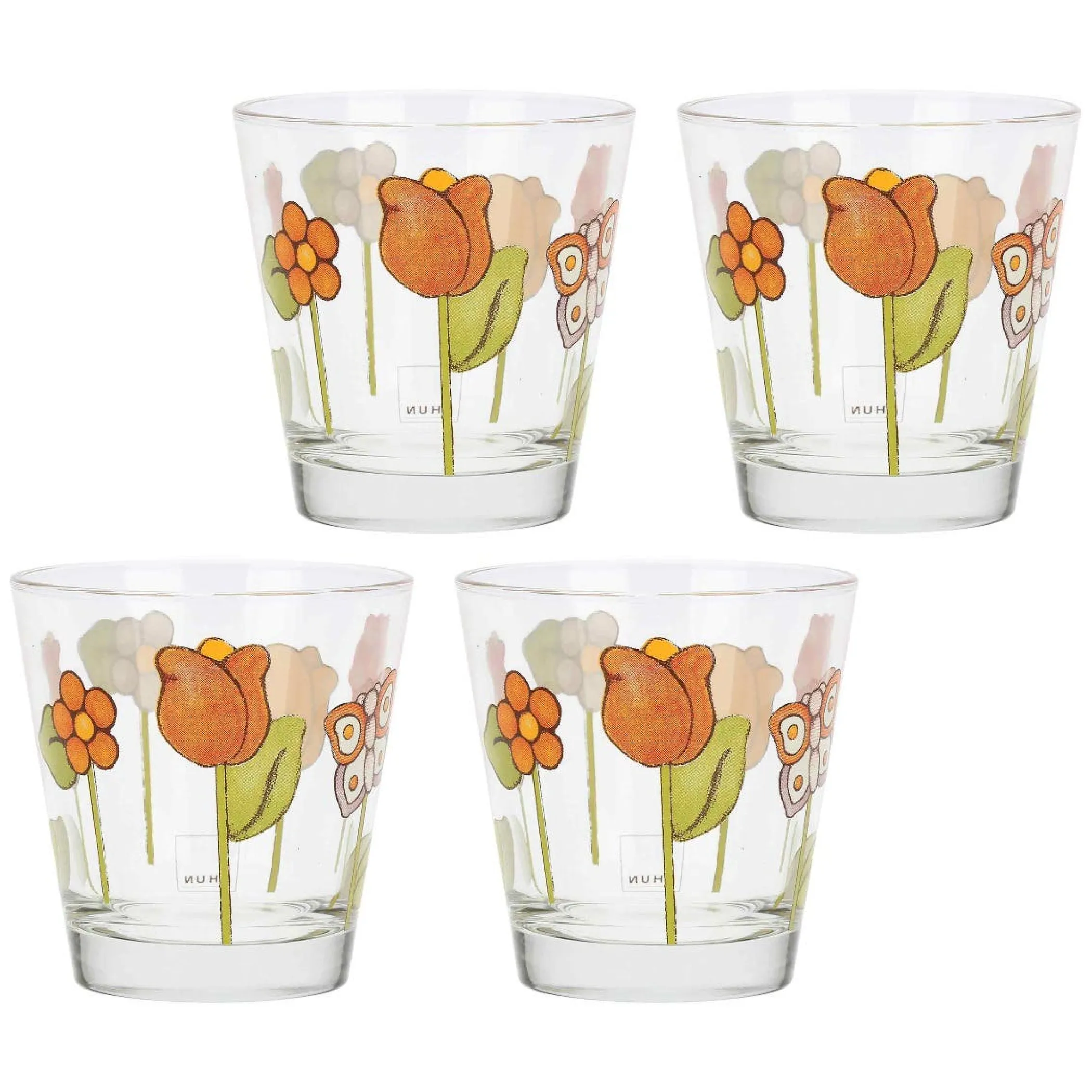 THUN Set quatto bicchieri Happy Country* Bicchieri E Caraffe