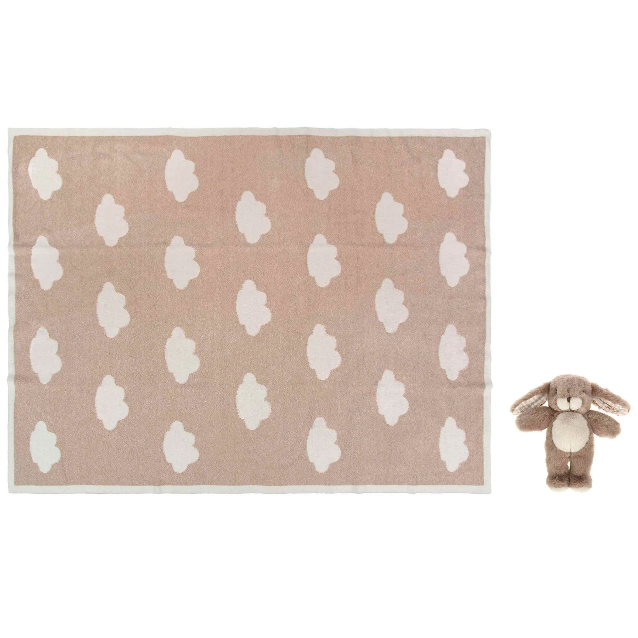 THUN Set regalo peluche con copertina in cotone Dolce Fattoria* Giochi