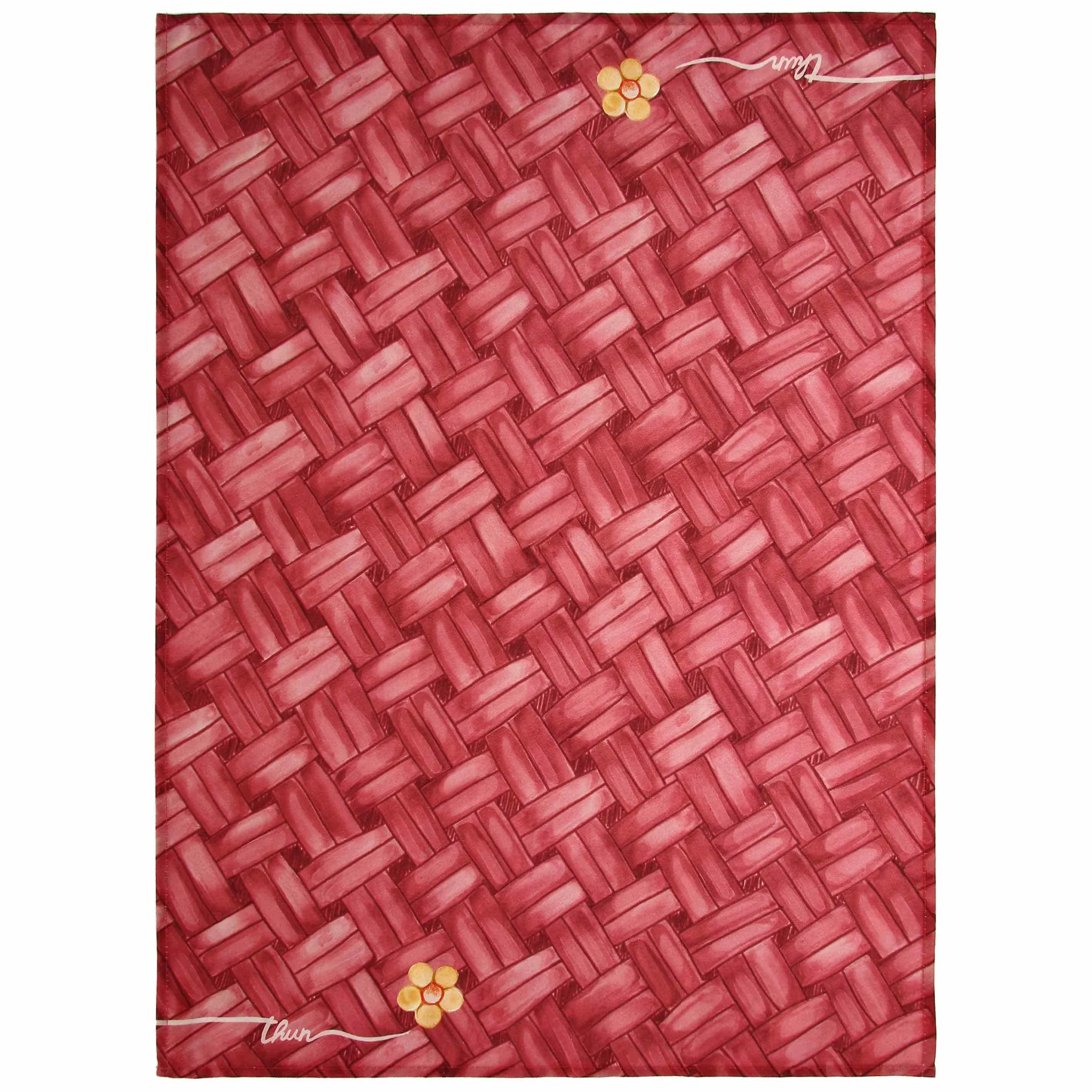 THUN Set scatola in latta, guantone, presina e canovaccio AbbracciAMI* Altri Complementi Per La Tavola