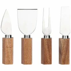 THUN Set tagliere con coltelli formaggio, Bloom* Altri Complementi Per La Tavola