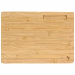 THUN Set tagliere in legno, coltello e sacchetto porta pane Happy Country* Altri Complementi Per La Tavola