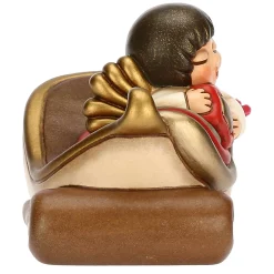 THUN Slitta componibile Angelo con arcobaleno in ceramica* Angelo|Addobbi Natalizi