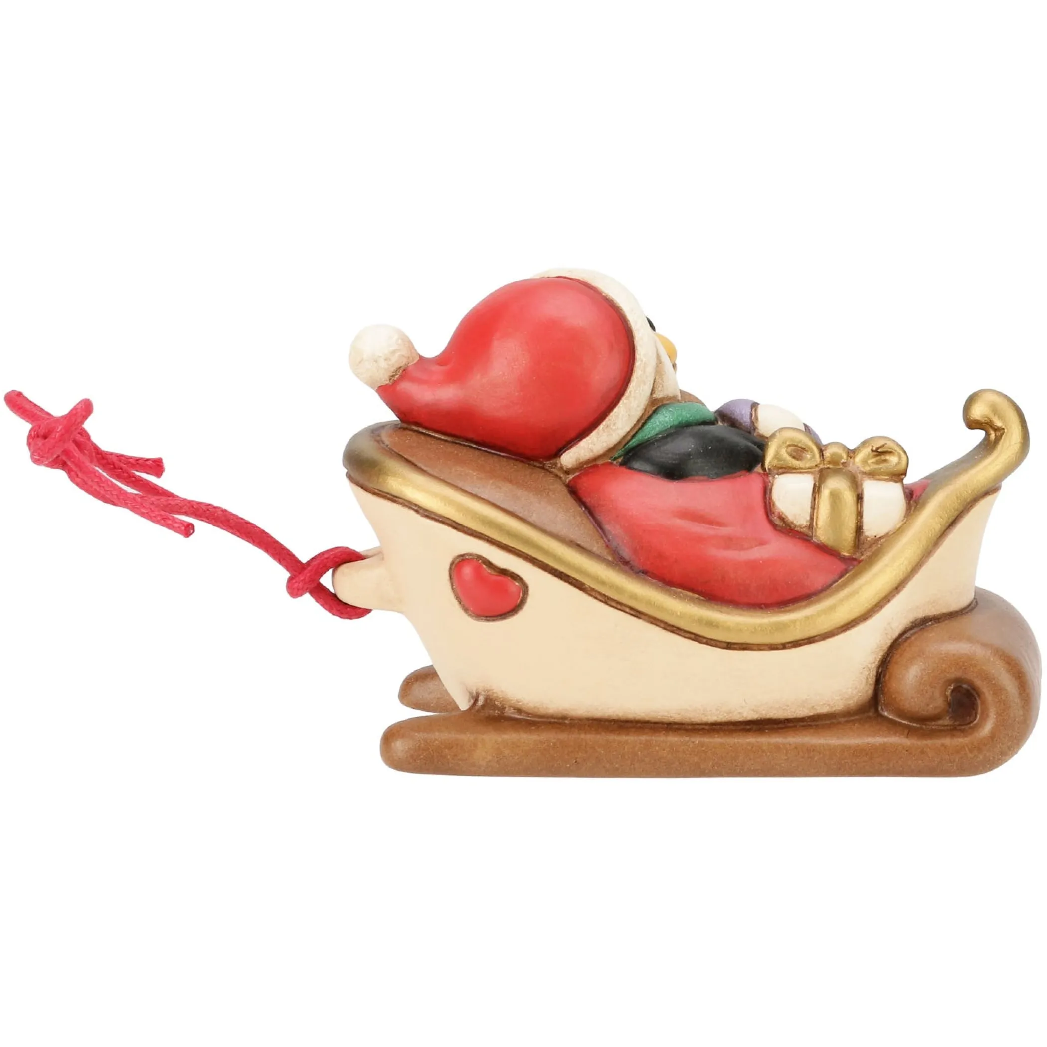 THUN Slitta componibile con pinguino 2017 mini* Addobbi Natalizi