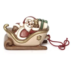 THUN Slitta con Babbo Natale piccolo* Addobbi Natalizi