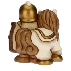 THUN Soldato con cavallo Presepe Classico bianco* Presepe