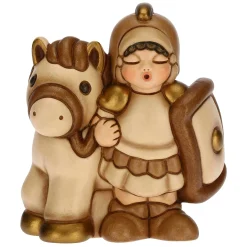THUN Soldato con cavallo Presepe Classico beige* Presepe