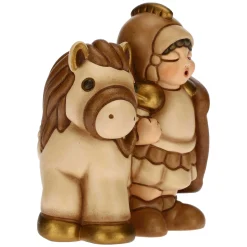 THUN Soldato con cavallo Presepe Classico beige* Presepe