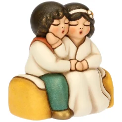 THUN Sposini in ceramica su paglia, piccoli* Bomboniere Anniversario|Bomboniere Matrimonio