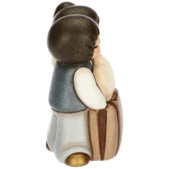 THUN Sposini in viaggio con cuore e valigia in ceramica, piccoli* Bomboniere Anniversario|Bomboniere Matrimonio