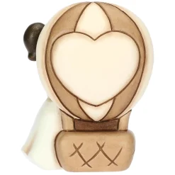 THUN Sposini viaggio in mongolfiera in ceramica, grandi* Bomboniere Anniversario|Bomboniere Matrimonio