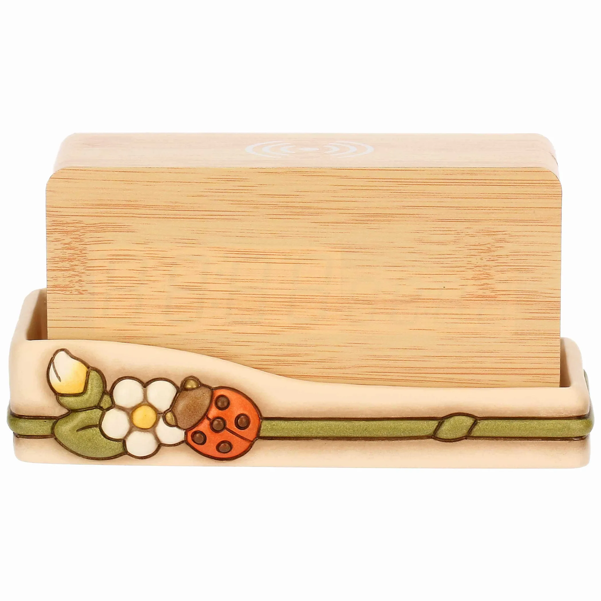 THUN Sveglia digitale da comodino con fiori e coccinella* Country Bloom E Sublime|Orologi