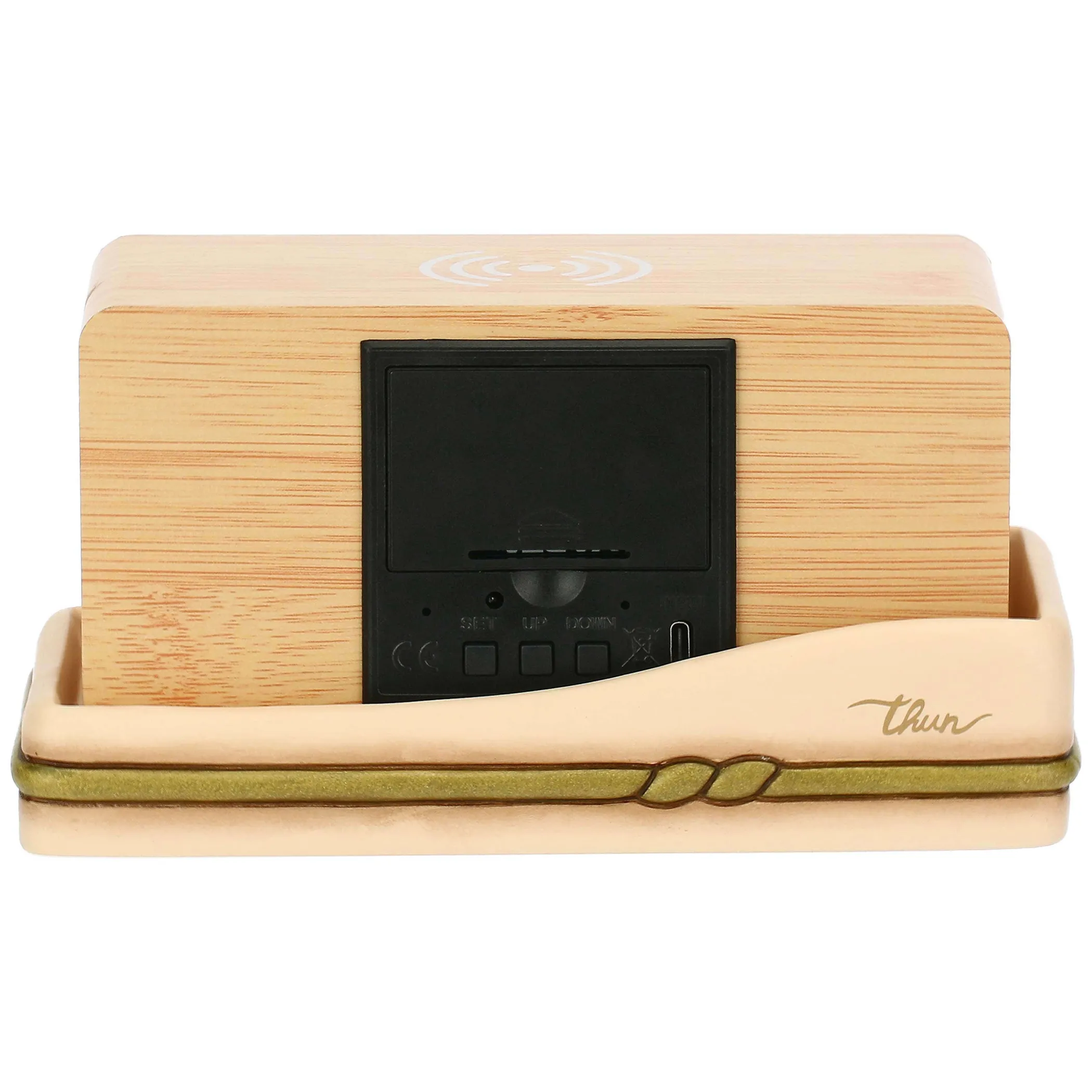 THUN Sveglia digitale da comodino con fiori e coccinella* Country Bloom E Sublime|Orologi