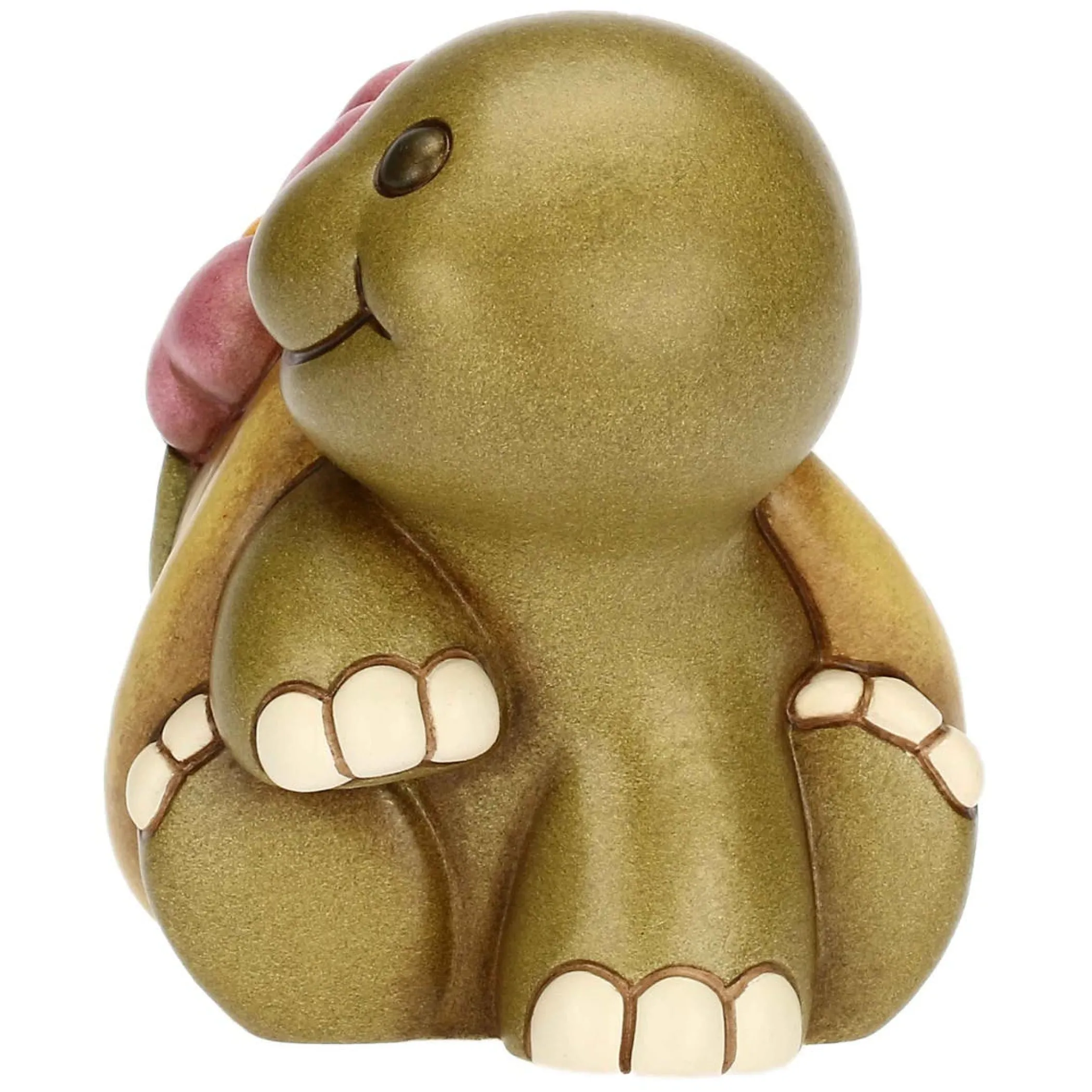 THUN Tartaruga Betta con fiore in ceramica media* Animali E Mini Animali|Figure