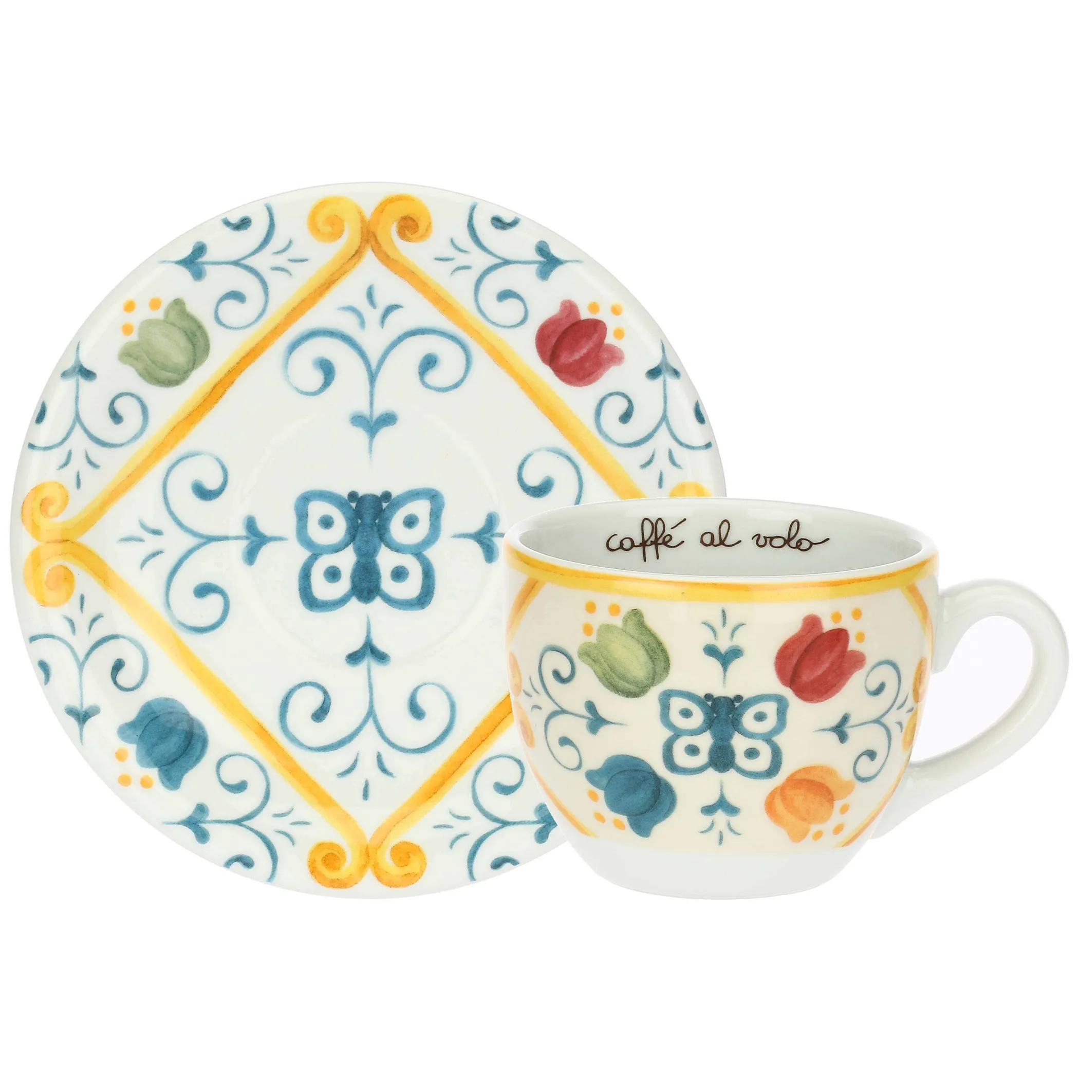 THUN Tazza colazione con piattino in porcellana Eolia* Set Tazzine E Tazze