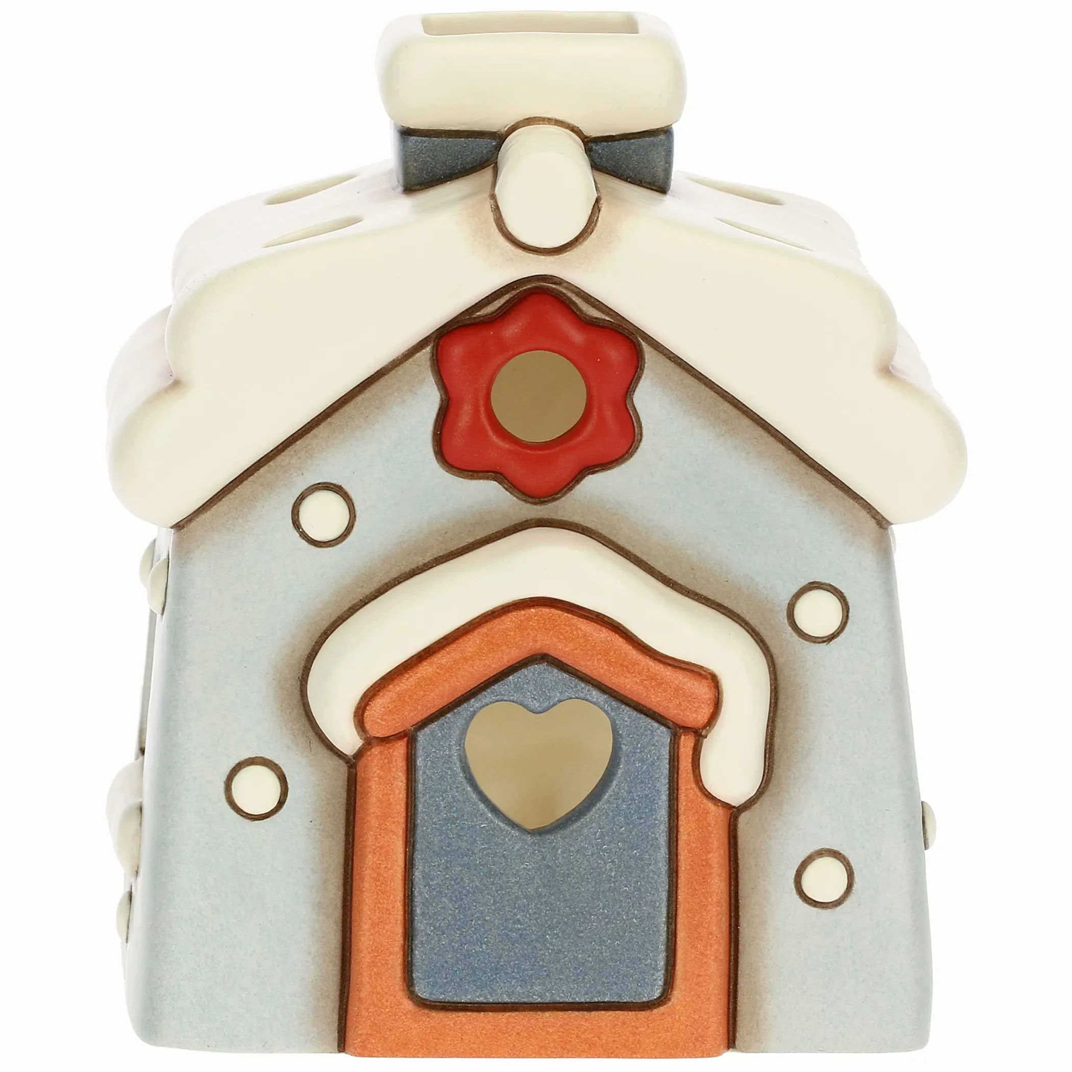 THUN Tealight casetta blu Regali d'inverno* Candele Porta Candele