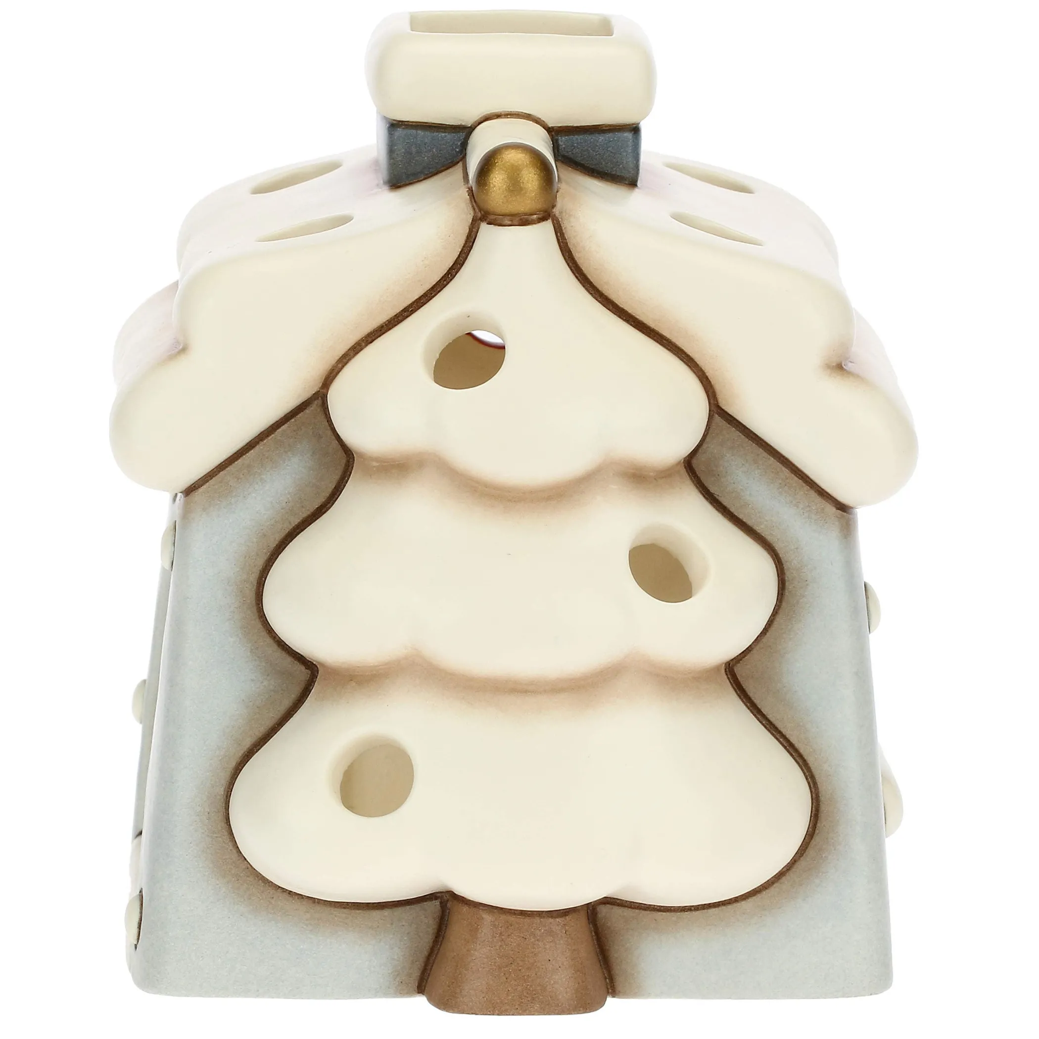 THUN Tealight casetta blu Regali d'inverno* Candele Porta Candele