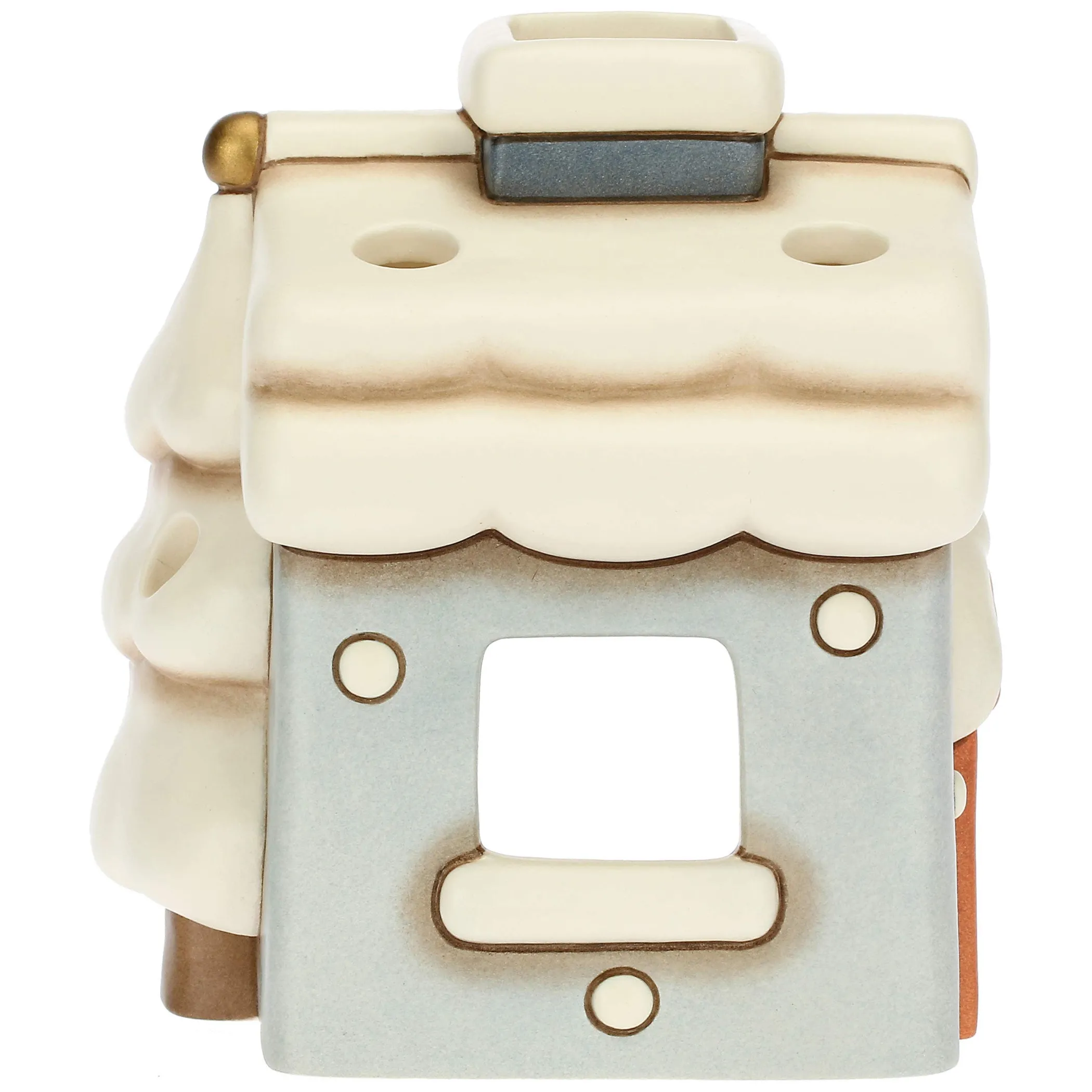 THUN Tealight casetta blu Regali d'inverno* Candele Porta Candele