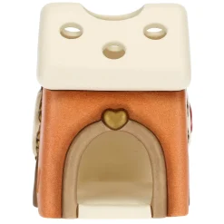 THUN Tealight casetta marrone Regali d'inverno* Candele Porta Candele