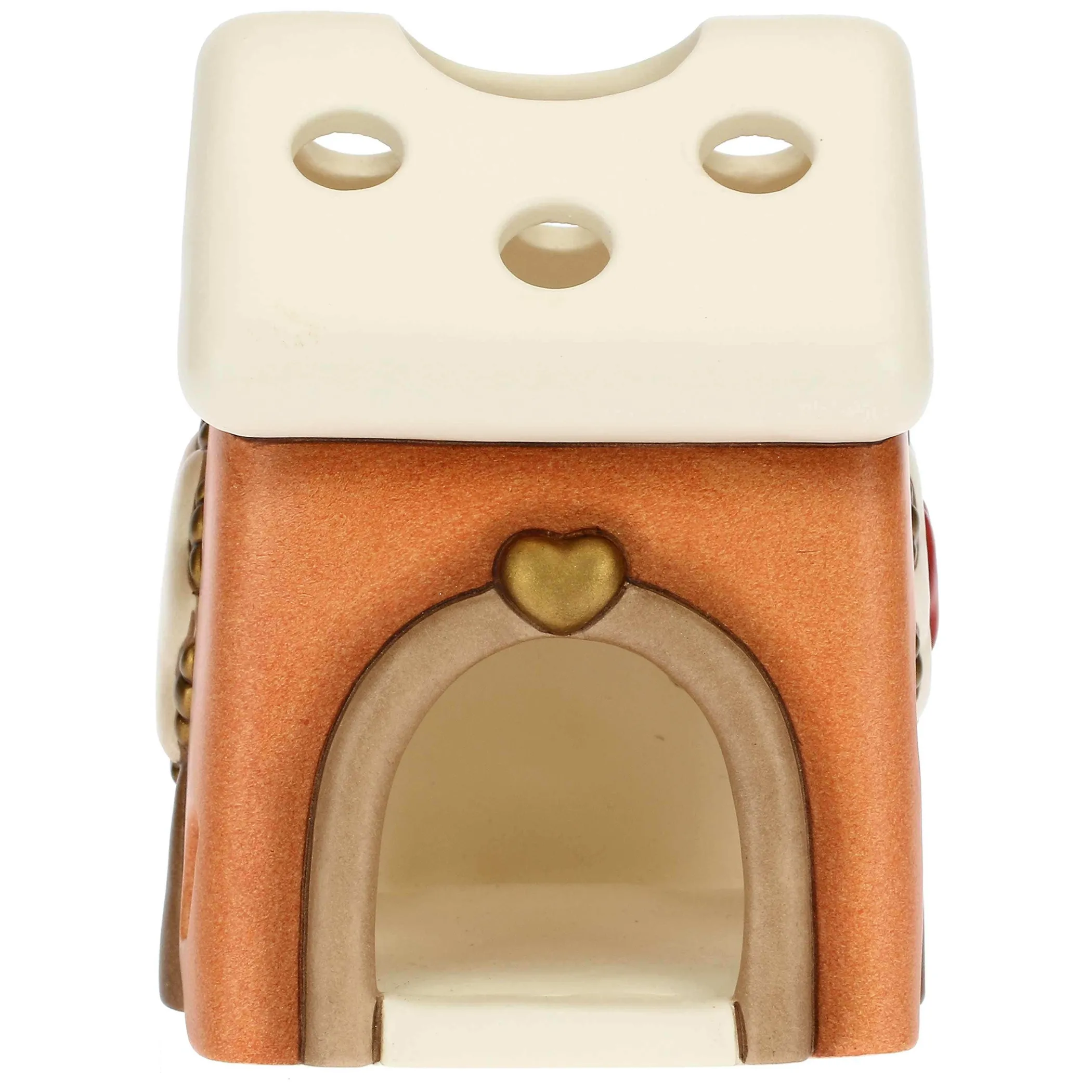 THUN Tealight casetta marrone Regali d'inverno* Candele Porta Candele