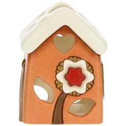 THUN Tealight casetta marrone Regali d'inverno* Candele Porta Candele