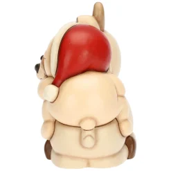 THUN Teddy a cavallo della Renna Robin in ceramica, medio* Teddy|Addobbi Natalizi