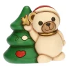 THUN Teddy con albero di Natale in ceramica, medio* Teddy|Addobbi Natalizi