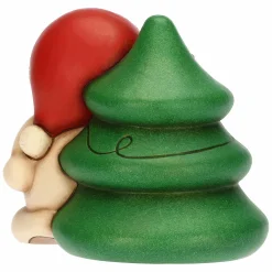 THUN Teddy con albero di Natale in ceramica, medio* Teddy|Addobbi Natalizi