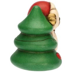 THUN Teddy con albero di Natale in ceramica, medio* Teddy|Addobbi Natalizi