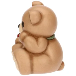 THUN Teddy con coccinella in ceramica, medio* Teddy|Figure In Ceramica