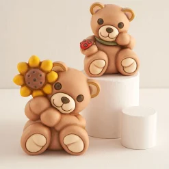THUN Teddy con coccinella in ceramica, medio* Teddy|Figure In Ceramica