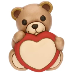 THUN Teddy con cuore in ceramica, medio* Teddy|Figure